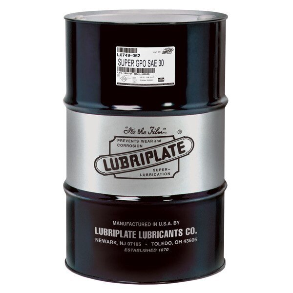 Automotive Oil Drum Amber, Lubriplate, Mfr#: L0749-062